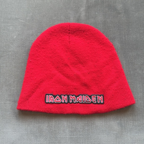 Vintage Blind Skateboards Beanie / Reaper / Red / Iron Maiden - Picture 3 of 8